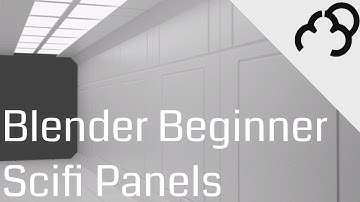 Blender 2.8  Beginner Tutorial - Create Scifi Panels Quickly