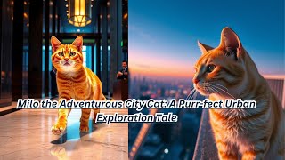 Milo The Adventurous City Cat A Purr-Fect Urban Exploration Tale