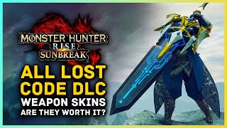 Is the Monster Hunter Rise Sunbreak Paid DLC a slippery slope? All Lost Code Weapon Skins
