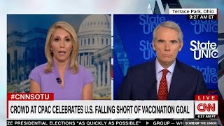 CNN's Dana Bash scolds Republican Senator: Tell Right-Wing Media to stop the misinformation.