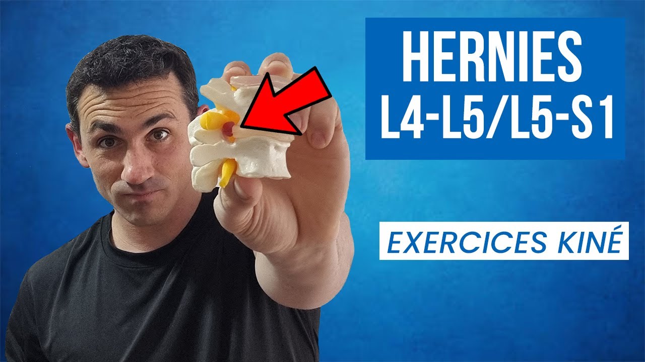 Hernie Discale (L4L5L5S1) Exercices kiné YouTube