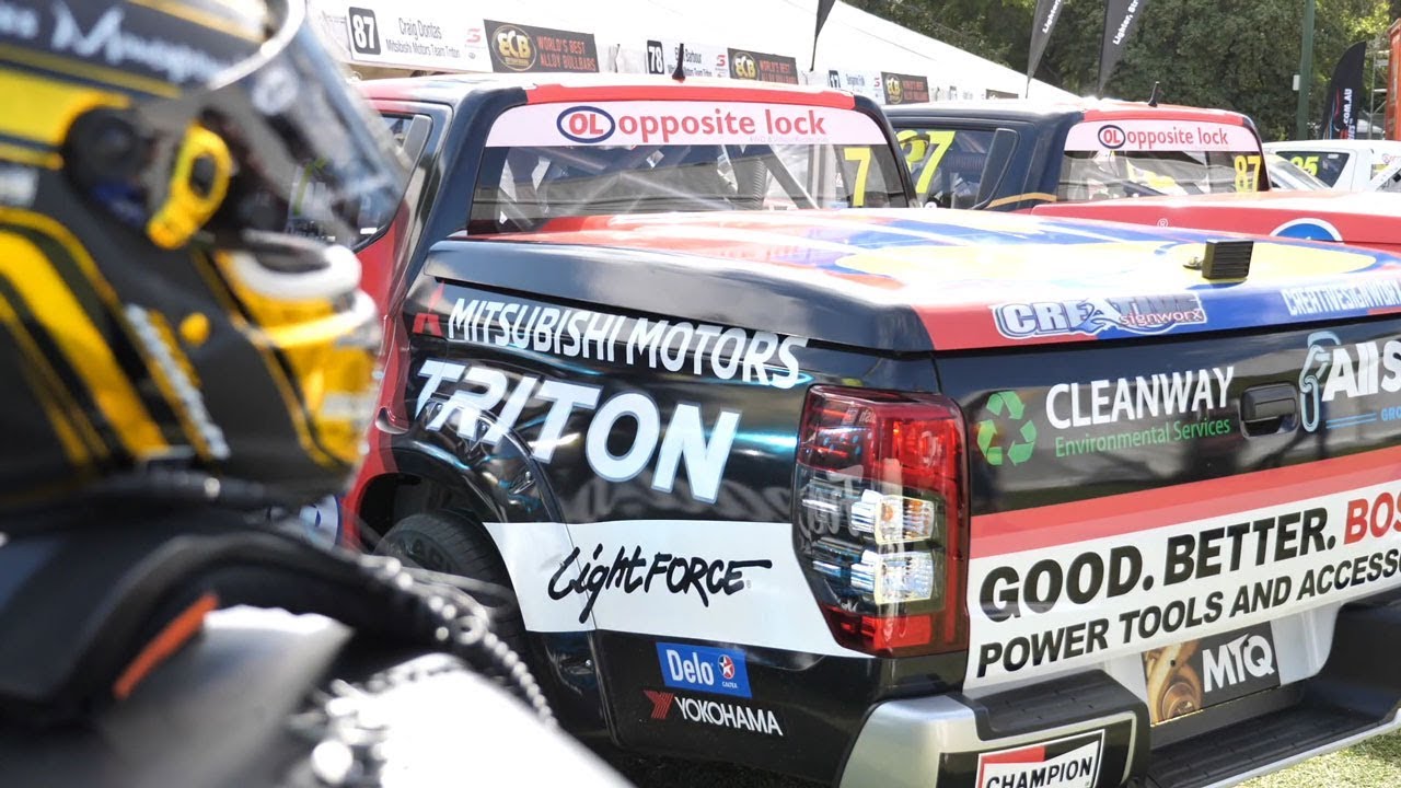 Team Triton Racing New Lightforce Sponsored Superutes at the Superloop Adelaide 500