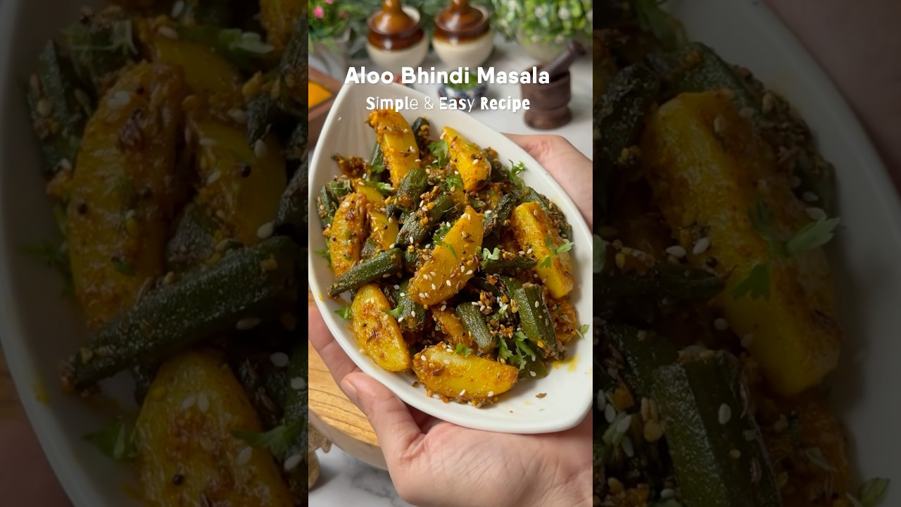 Aloo Bhindi Masala | Simple Lunch Recipe 