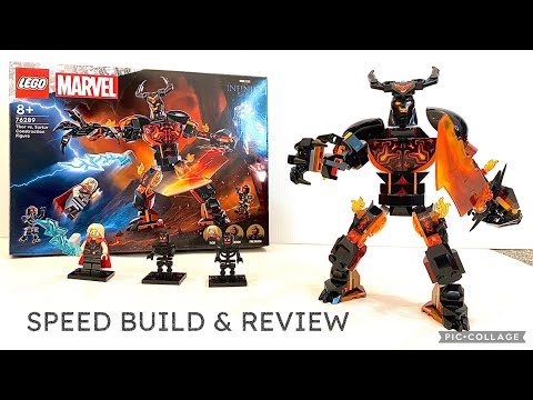 2024 LEGO Marvel 76289 Thor vs Surtur Construction Figure SPEED