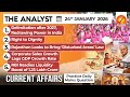 Current Affairs Today 24 JAN 2026 I UPSC Daily Current Affairs I The Hindu Analysis I The Analyst