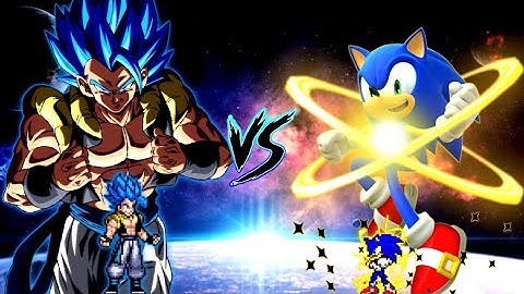 Gogeta DBS V4 OP (all form) VS Sonic Chaos V4 JVL OP (all form) in Jump Force Mugen