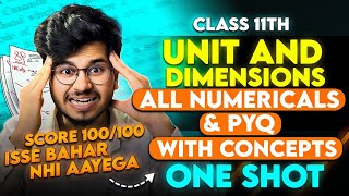 Celebrity UNITS AND MEASUREMENT NUMERICALS CLASS 11 PHYSICS || UNIT AND DIMENSIONS QUESTIONS || PYQ PHYSICS 11 Net Worth