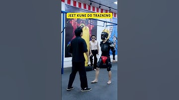 A descendant of Bruce Lee, he trained Jeet Kune Do hard. #kungfu #brucelee
