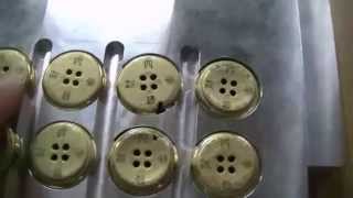 Cloth Button Laser Marking with CCD Camera Auto Alignment