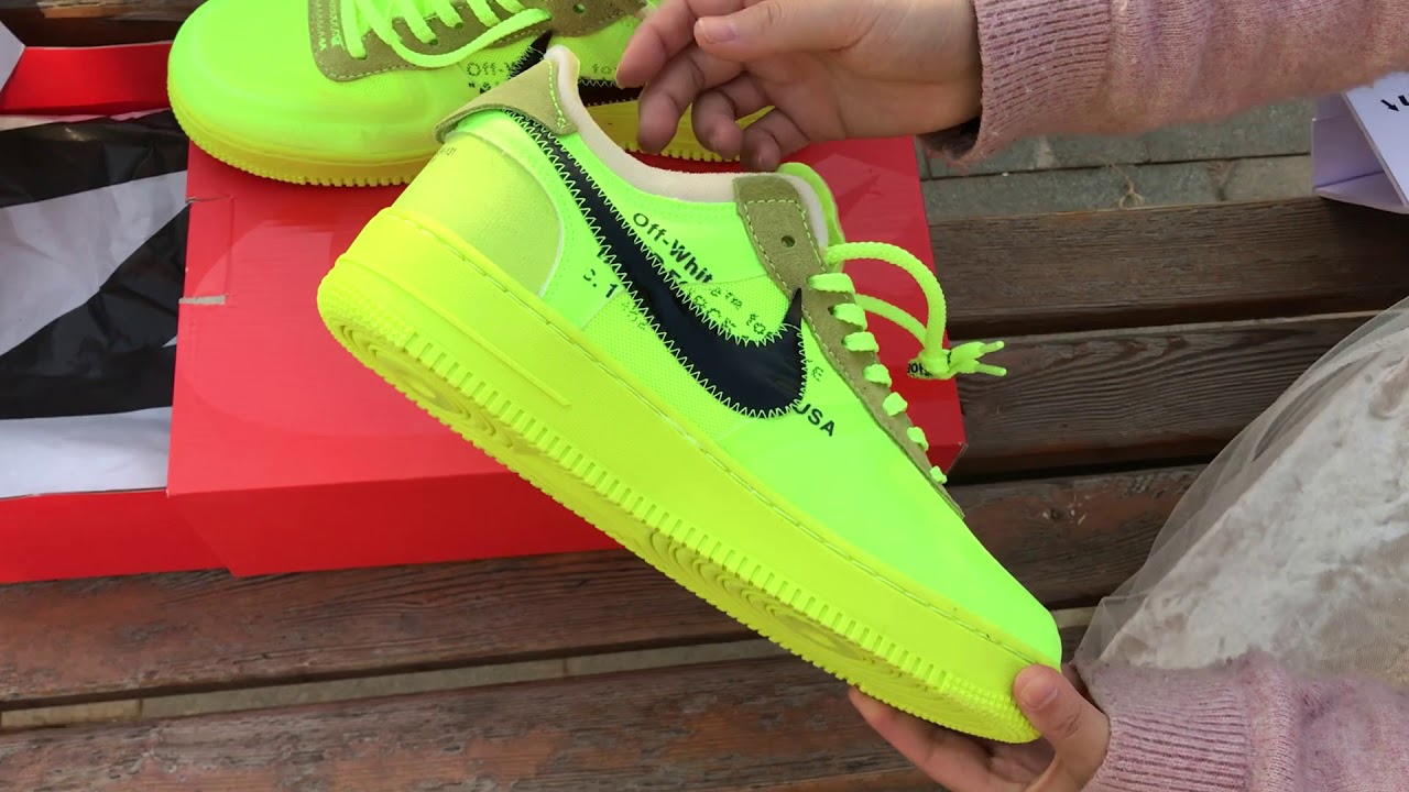 OFF-WHITE NIKE AIR FORCE 1 LOW VOLT AO4606-700