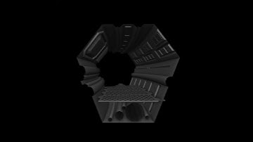 sci-fi space station DAY 1 | corridor