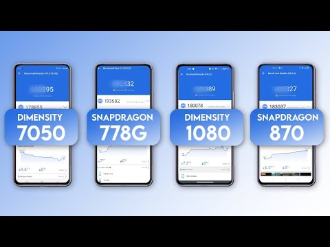 Dimensity 7050 Vs Snapdragon 778G Vs Dimensity 1080 Vs Snapdragon 870 | Antutu Benchmark & Specs