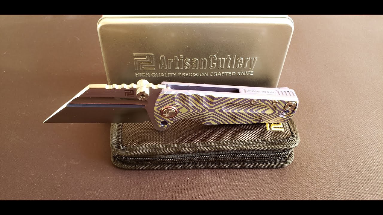 Artisan Cutlery Proponent "Pocket Tank" knife from China with 3.85