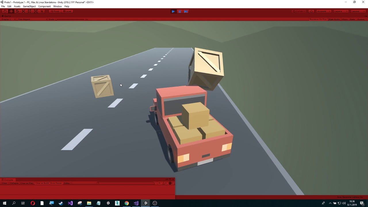 Create with Code | Prototype 1 - Driving Simulation Harjoitus 1 - YouTube