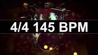 Video thumbnail of "🔴 Drums Metronome 145 BPM"