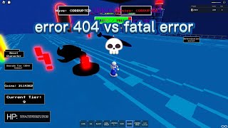 New error 404 sans showcase+trying to fight fatal error event (pretty balanced soul ops)