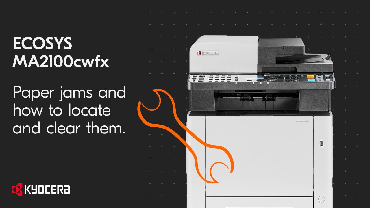 Kyocera MA2100 Paper Jams and How to Locate and Clear Them YouTube