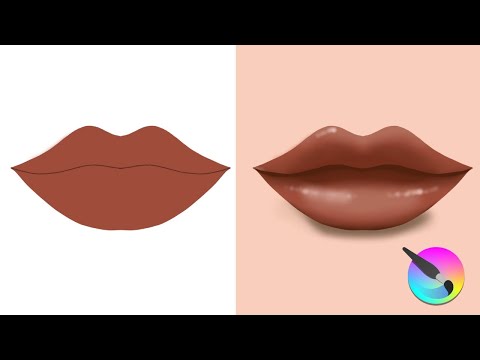 KRITA 5.1.5 - Master Painting Realistic Lips in Krita with This Quick Tip💋