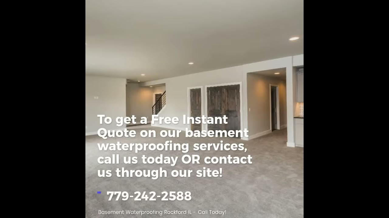 Basement Waterproofing Rockford IL - Call Today 779-242-2462 - YouTube
