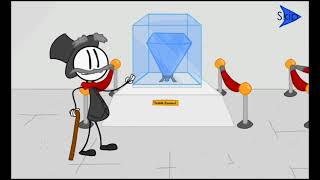 henry stickmin: stealing the diamond- Android tablet gameplay- part 2 screenshot 5