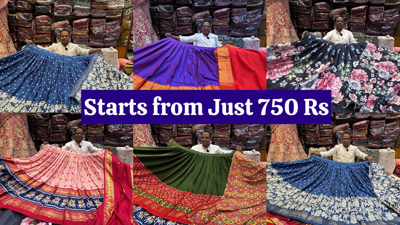 Chickpet Semi-Stitched Lehengas | Bridal & Party Wear | Single Piece Courier Available