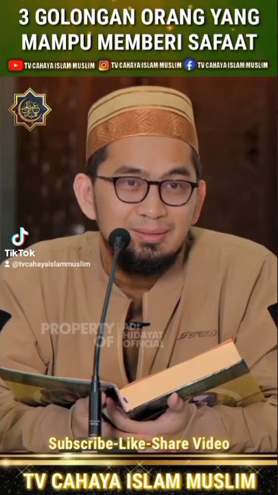 Tiga Golongan Utama Yang Memberi Syafaat !!! @tvcahayaislammuslim