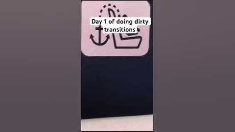 Day 1 of doing dirty transitions #transition #edit #shorts