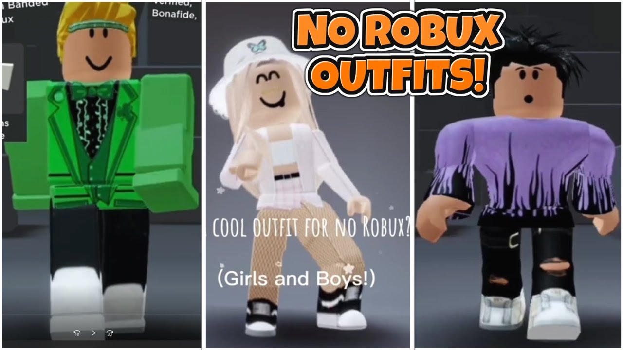 Free Robux Outfits TikTok Mashup 2021 - YouTube