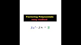 Factoring 3x^2-2x-8