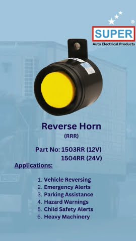 REVERSE HORN FOR ALL VEHICLE. WATER PROOF. - YouTube