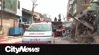 Recovery efforts underway in Myanmar, Thailand after 7.7 magnitude earthquake