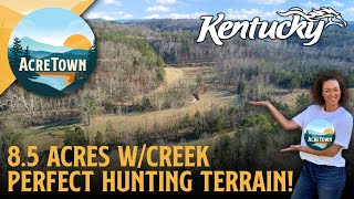 Kentucky Land for Sale | 8.54 acres w/Creek, Woods, & Open Fields | Pefect Hunting & Rec Land!