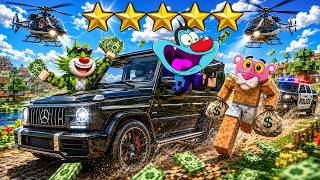 Download lagu OGGY JACK AND PINK PANTHER TRYING TO Rob A Bank in Roblox..!!