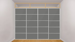Sliding Wardrobe Doors (Frame installation) - Shush Doors