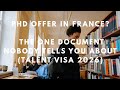 France Talent Visa for Researchers and PhD Students 2026