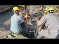 Installation of Sonic Logging Tubes in Bored Pile Construction Site | Foundation Engineering