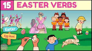 15 Easter Action Words for Kids | Fun Vocabulary with Verbs! 🐇