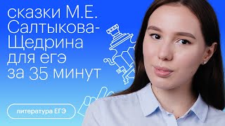 Сказки М.Е. Салтыкова- Щедрина для ЕГЭ за 35 минут | Литература с Лилией Булгариной screenshot 1