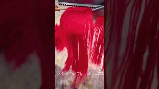 How to make doll yarn wig #dollcollectors #bjd#dollwig #doll l