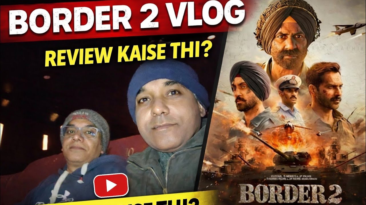 Border 2 Movie Theatre Experience 🇮🇳 | Goosebumps & Emotions | Hindi Vlog |Deshbhakti on Big Screen 