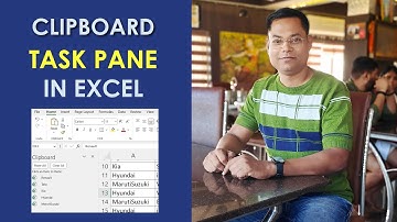 Clipboard task pane in Microsoft Excel