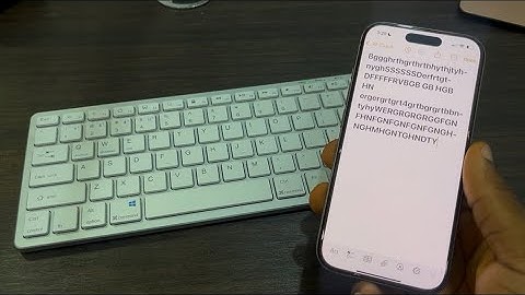How to Connect Wireless Keyboard to iPhone or iPad