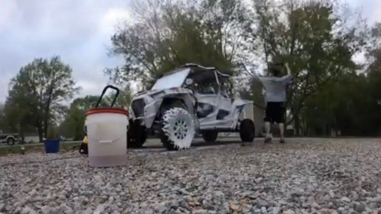 How I Wash My RZR With Adams Polishes Foam Cannon