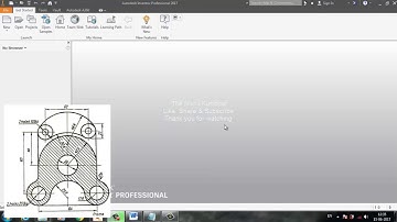 Part 6 - Autodesk Inventor 2017 Tutorial - Creating fully constrained 2D Sketches