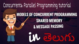 4.Models of Concurrent Programming -Shared memory & Message Passing  tutorials in TELUGU