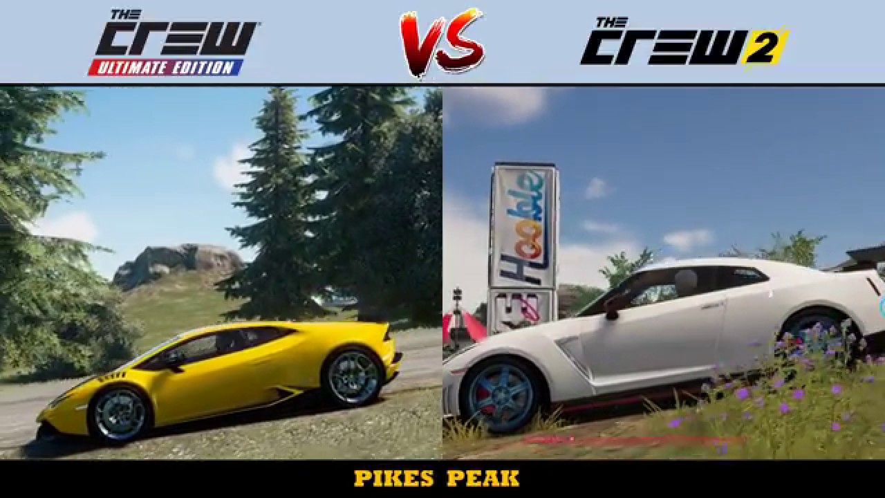 The Crew vs The Crew 2 (open Beta) Pikes PEAK (PC Gameplay) YouTube
