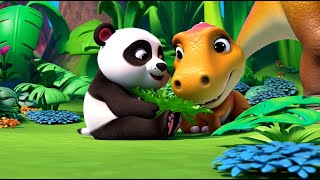 Baby Panda's Dinosaur Friend 4 Cocomelon, ChuChu TV Nursery Rhymes & Kids Songs, Pinkfong