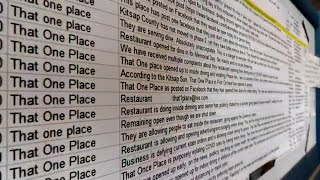 VIDEO: Angry messages, phone calls reported after restaurant posts COVID-19 'tattletale list'