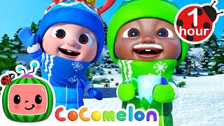 Deck The Halls caroling Version  cocomelon  1 Hour Nursery Rhymes  Christmas For Kids