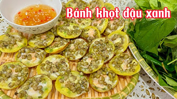 BÁNH KHỌT ĐẬU XANH nước cốt dừa béo ngậy